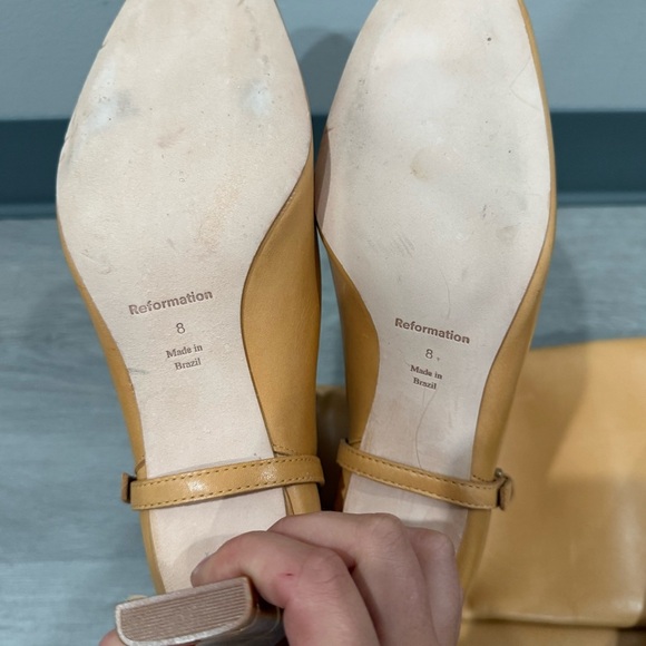 Reformation Boots Gaelle Knee High in Buckskin Tan Leather - Picture 15 of 16